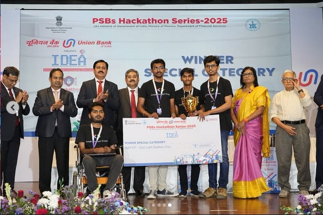 PSBs iDEA Hackathon — Winner, ₹1,00,000