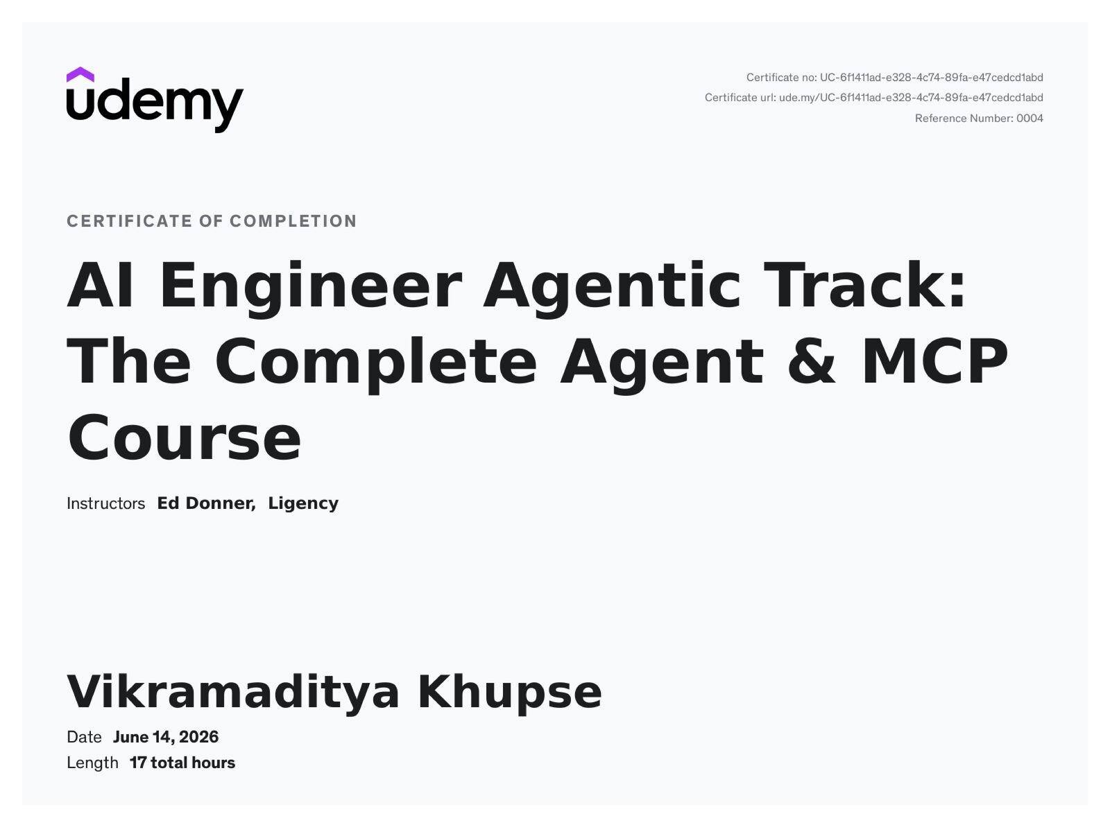 Agentic AI Engineer