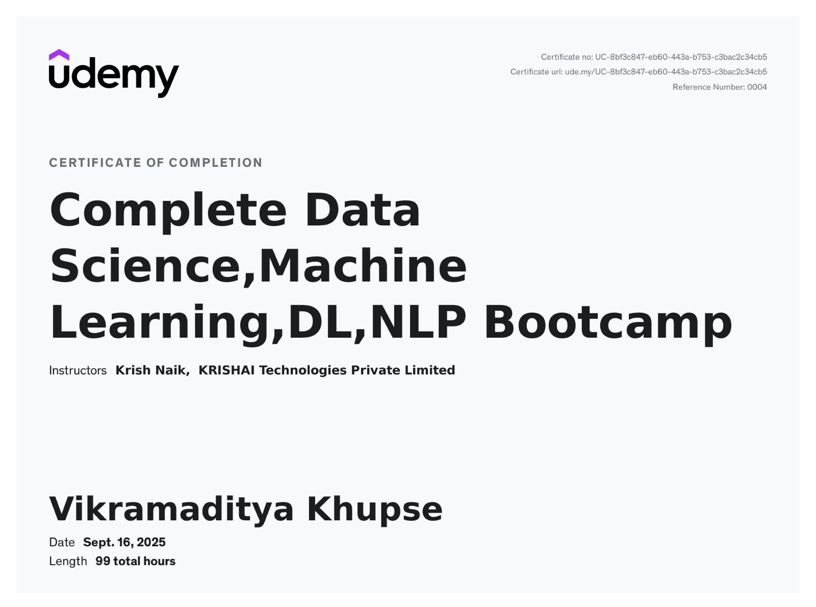 Complete AI/ML