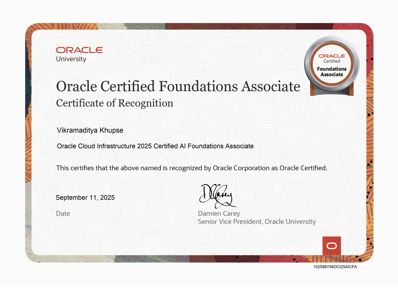 Oracle Certified Professional