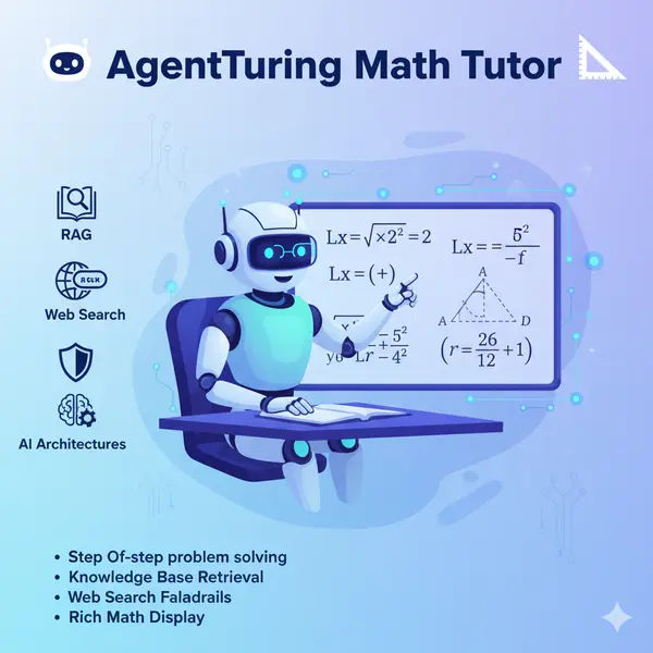 Screenshot of AgentTuring Math Tutor